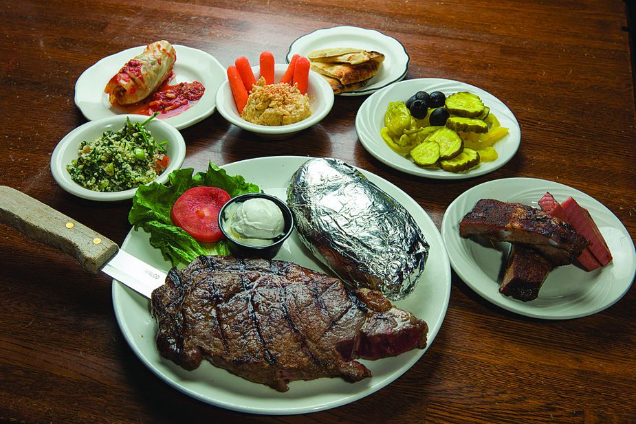 Jamil’s Steakhouse in Oklahoma City is well-known for its meats and traditional Lebanese appetizers and sides. Photo by Brent Fuchs