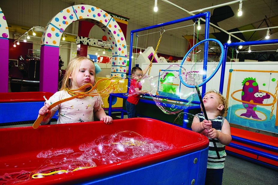 Visitors to the Jasmine Moran Children’s Museum will find 42,000 square feet inside and 12 acres outside to explore, except on Mondays, when it’s closed to the public. Photo by Brent Fuchs