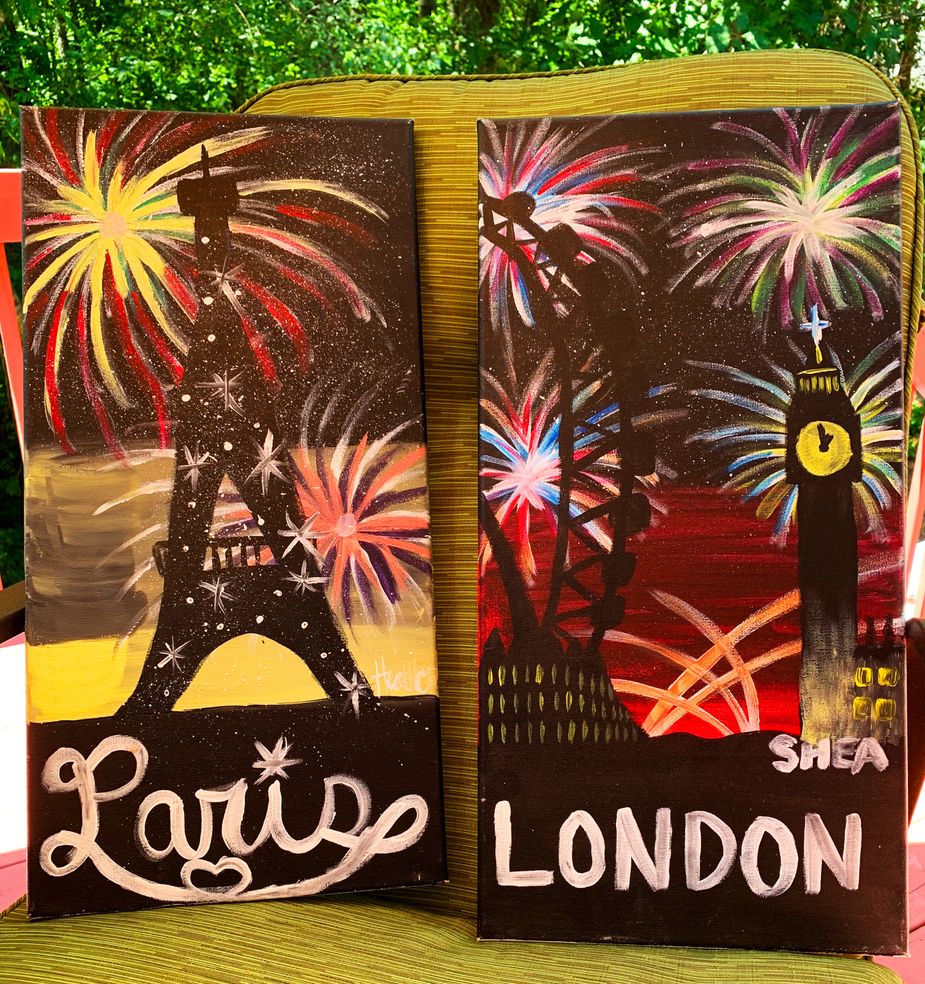 Paris and London