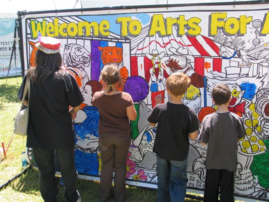 See art, be art, make art, and more at Lawton's extremely inclusive Arts For All Festival. Photo courtesy Arts For All