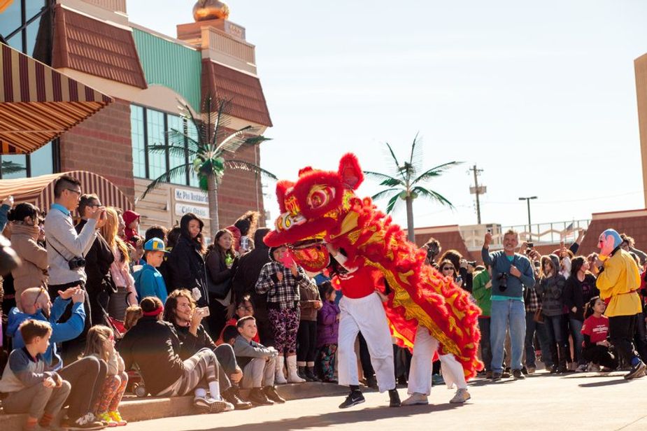 Super Cao Nguyen hosts a Lunar New Year Celebration in Oklahoma City's Asian District. Photo courtesy Super Cao Nguyen