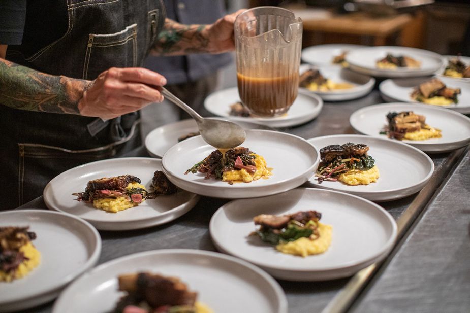 Living Kitchen in Depew offers seasonal multicourse tasting menu dinners that nearly always sell out. Photo by Valerie Wei-Haas