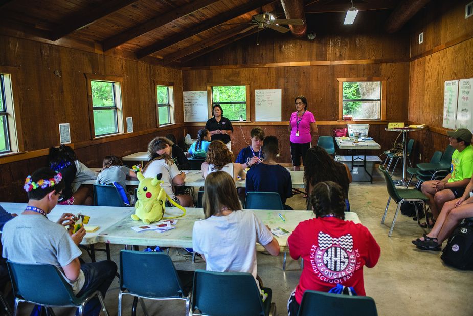 Camp Cherokee in Tahlequah is an annual program that teaches students about Cherokee culture and language as well as math, science, and art.