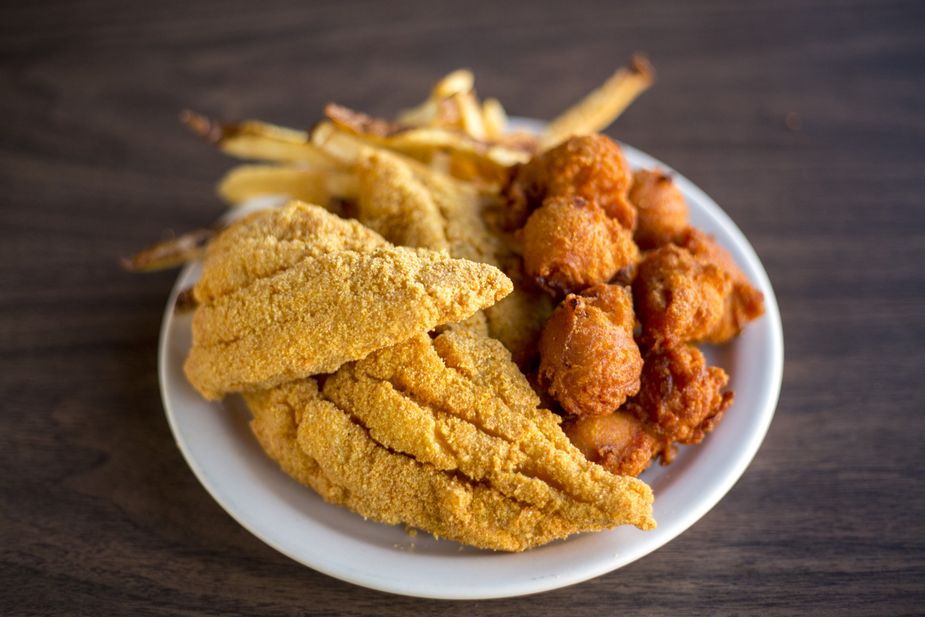 All-you-can-eat catfish at McGehee's Catfish Restaurant in Marietta. Photo by Lori Duckworth