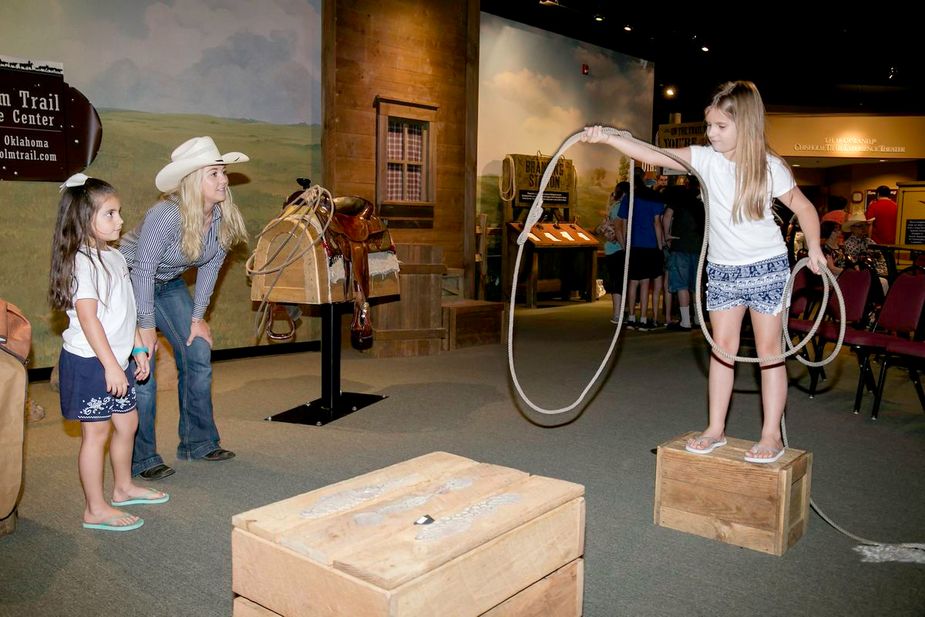 Rope up some fun and learn more about Oklahoma's heritage during National Day of the Cowboy at the Chisholm Trail Heritage Center in Duncan. Photo courtesy Chisholm Trail Heritage Center