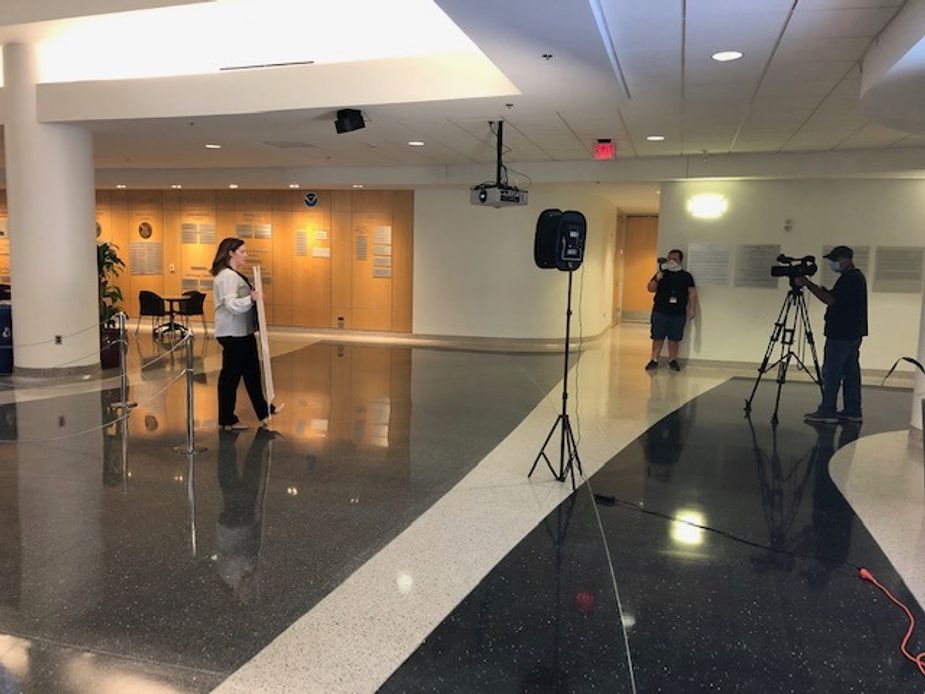 Learn how meteorology drives news and saves lives at the National Weather Festival in Norman. Photo courtesy National Weather Center