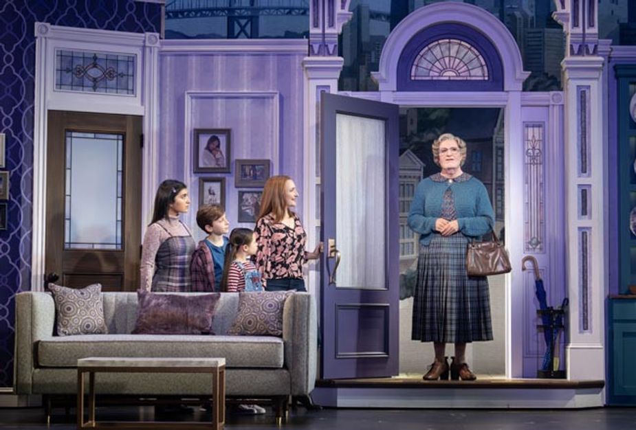 Fans of the 1993 Robin Williams comedy Mrs. Doubtfire won't want to miss the stage production this week at Tulsa Performing Arts Center. Photo courtesy Joan Marcus / Celebrity Attractions