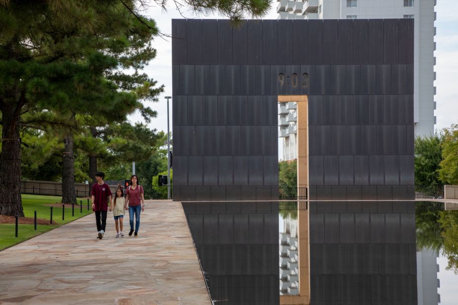 Reflect on the events of April 19, 1995, and honor the victims of the bombing of the Alfred P. Murrah federal building during the Day of Rememberance ceremony at the Oklahoma City National Memorial and Museum. Photo by Lori Duckworth