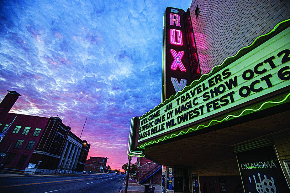 The Roxy Theater in downtown Muskogee. Photo by Shane Bevel