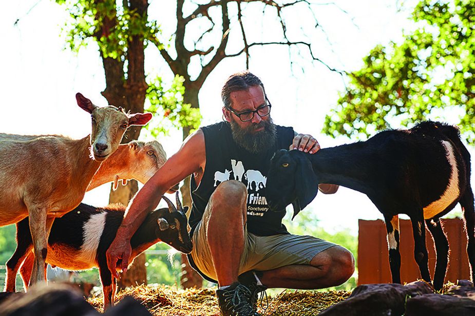 About 150 animals are cared for at the Oliver and Friends Farm Sanctuary at any given time. Photo by Charlie Neuenschwander