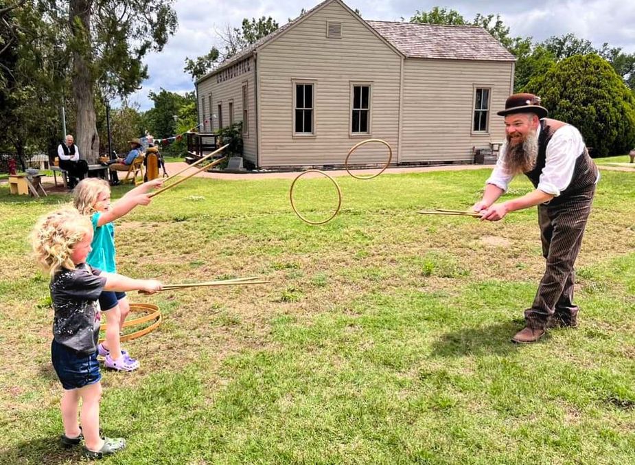 Travel back to pre-statehood times at Enid's Cherokee Strip Regional Heritage Center for all sorts of living history demonstrations and interactive experiences. Photo courtesy Cherokee Strip Regional Heritage Center