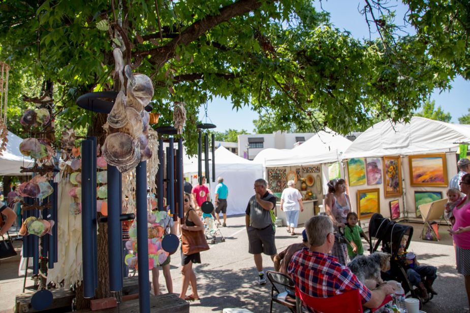 Live music, irresistible fair foods, and lots of art vendors make the Paseo Arts Festival in Oklahoma City an annual favorite for many. Photo by Lori Duckworth / Oklahoma Tourism
