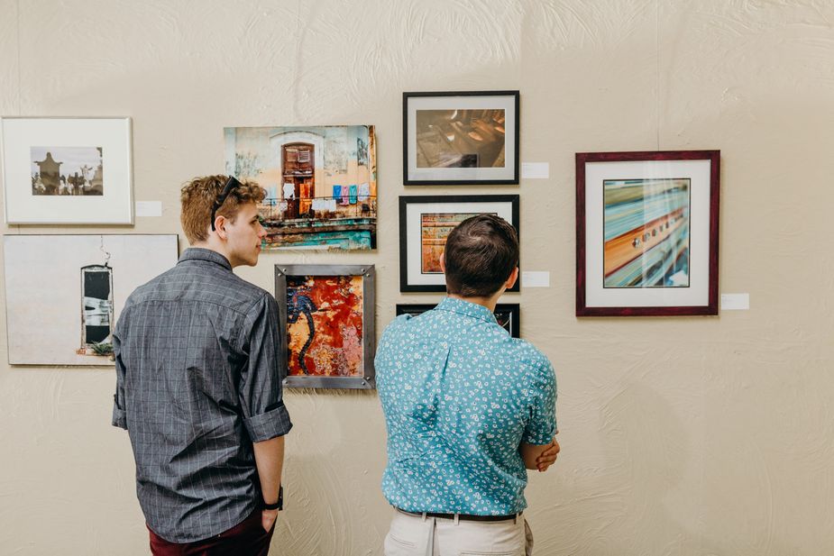 Get your fill of fine art during the First Friday Gallery Walk in the Paseo. Photo courtesy Paseo Arts District