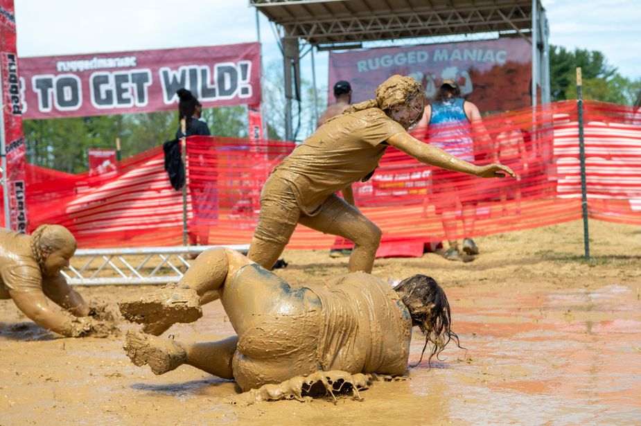 Fight (and everything else) dirty when the Rugged Maniac Obstacle Race comes to Oklahoma City's Remington Park. Photo courtesy Rugged Maniac