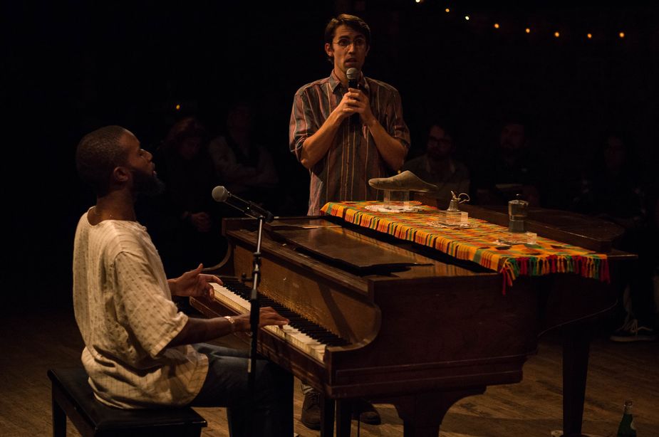 No matter how many times they perform "James & Jerome: Piano Tales," the show is never the same. See for yourself at Oklahoma Contemporary in Oklahoma City. Photo by Marcus Middleton and Theo Cote