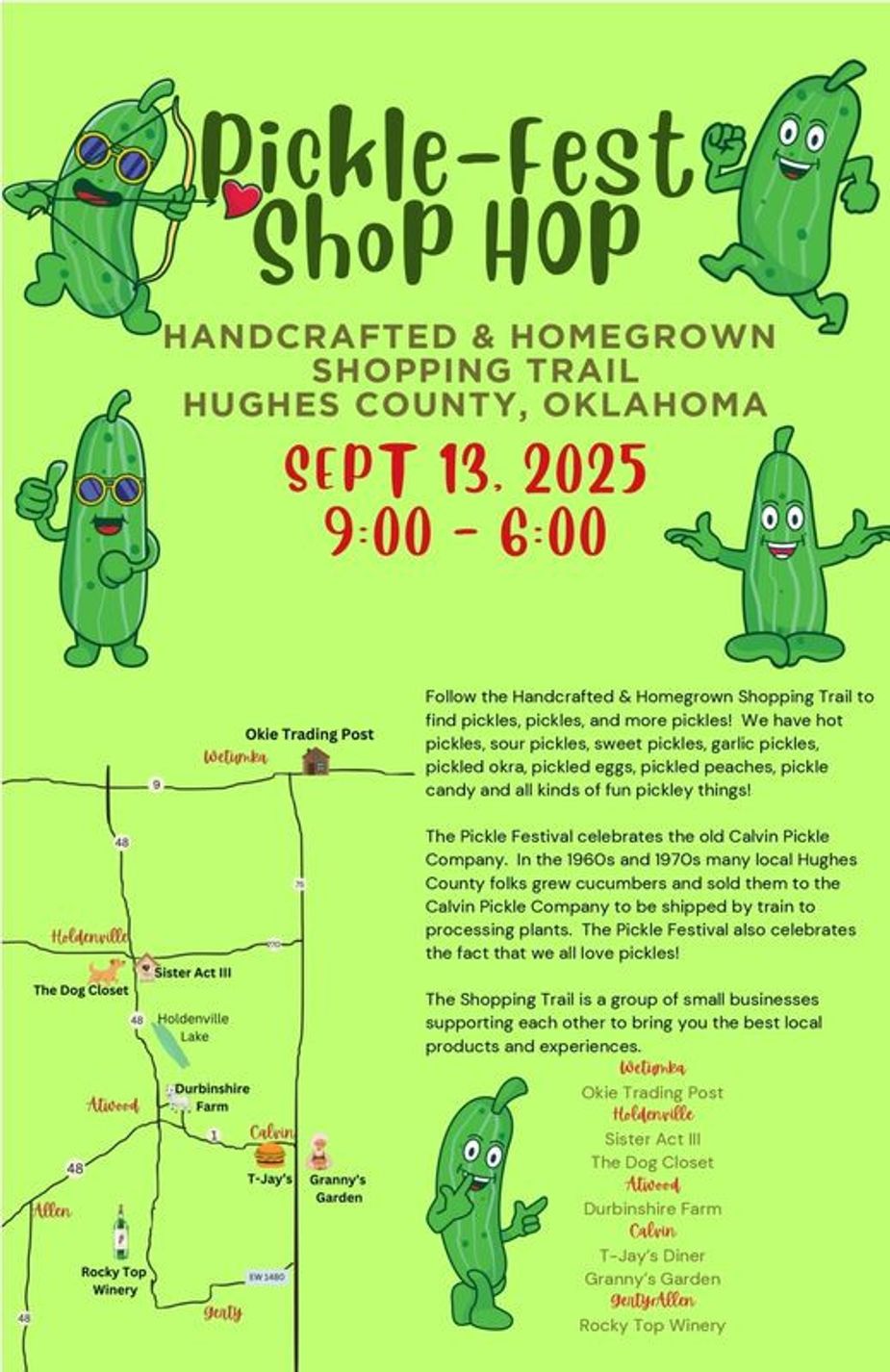 Pickle-Fest is September 13.
