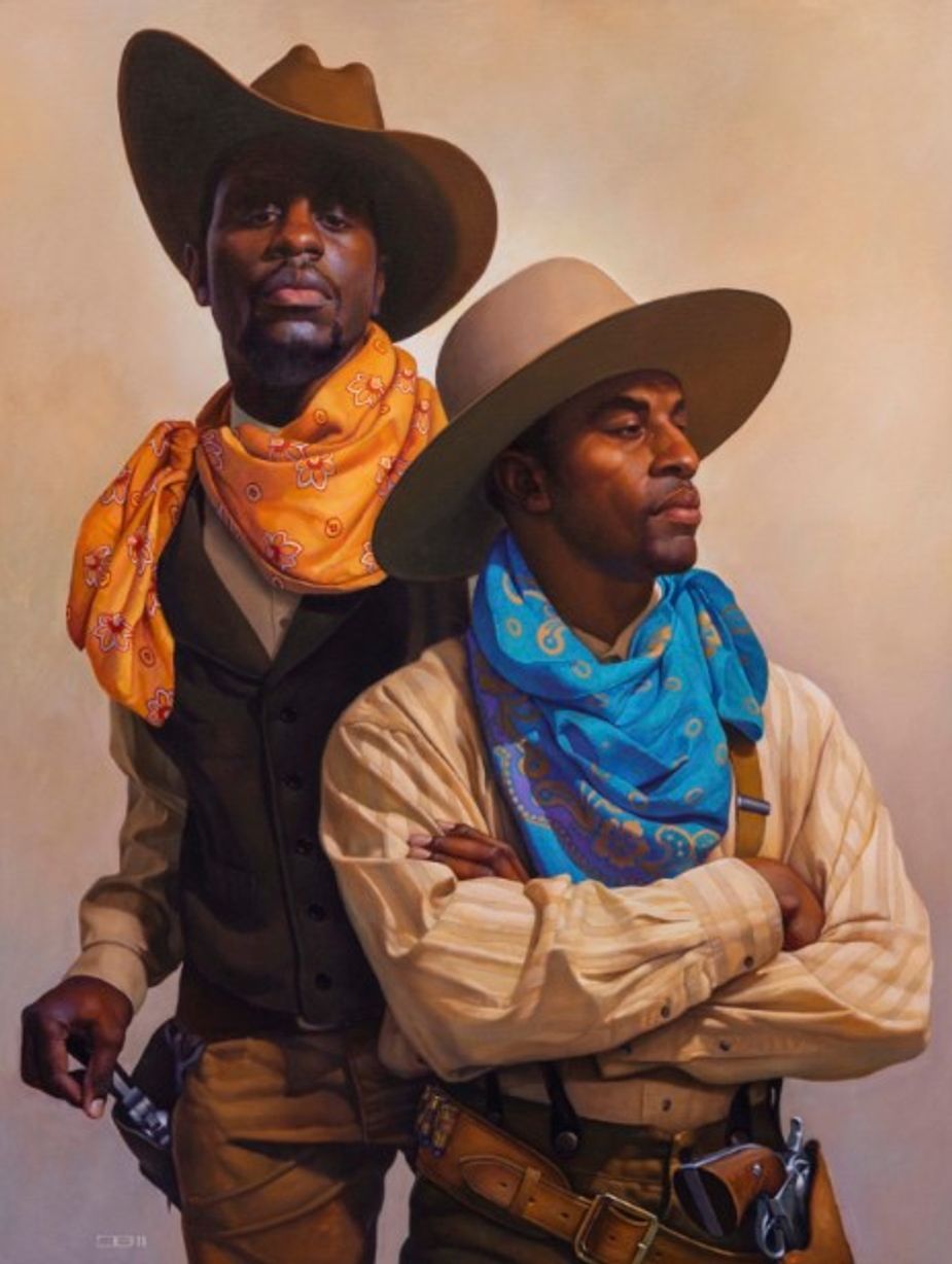 Thomas Blackshear II, "Two Americans of the Old West" Photo courtesy of the National Cowboy & Western Heritage Museum