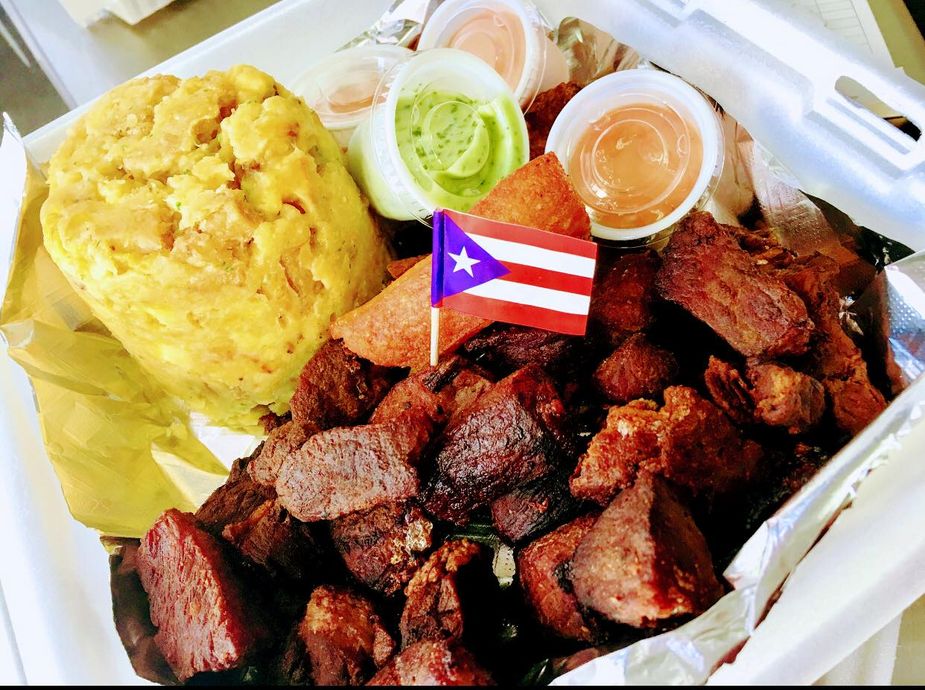 Fried pork mofongo from Puerto Rico To-Go