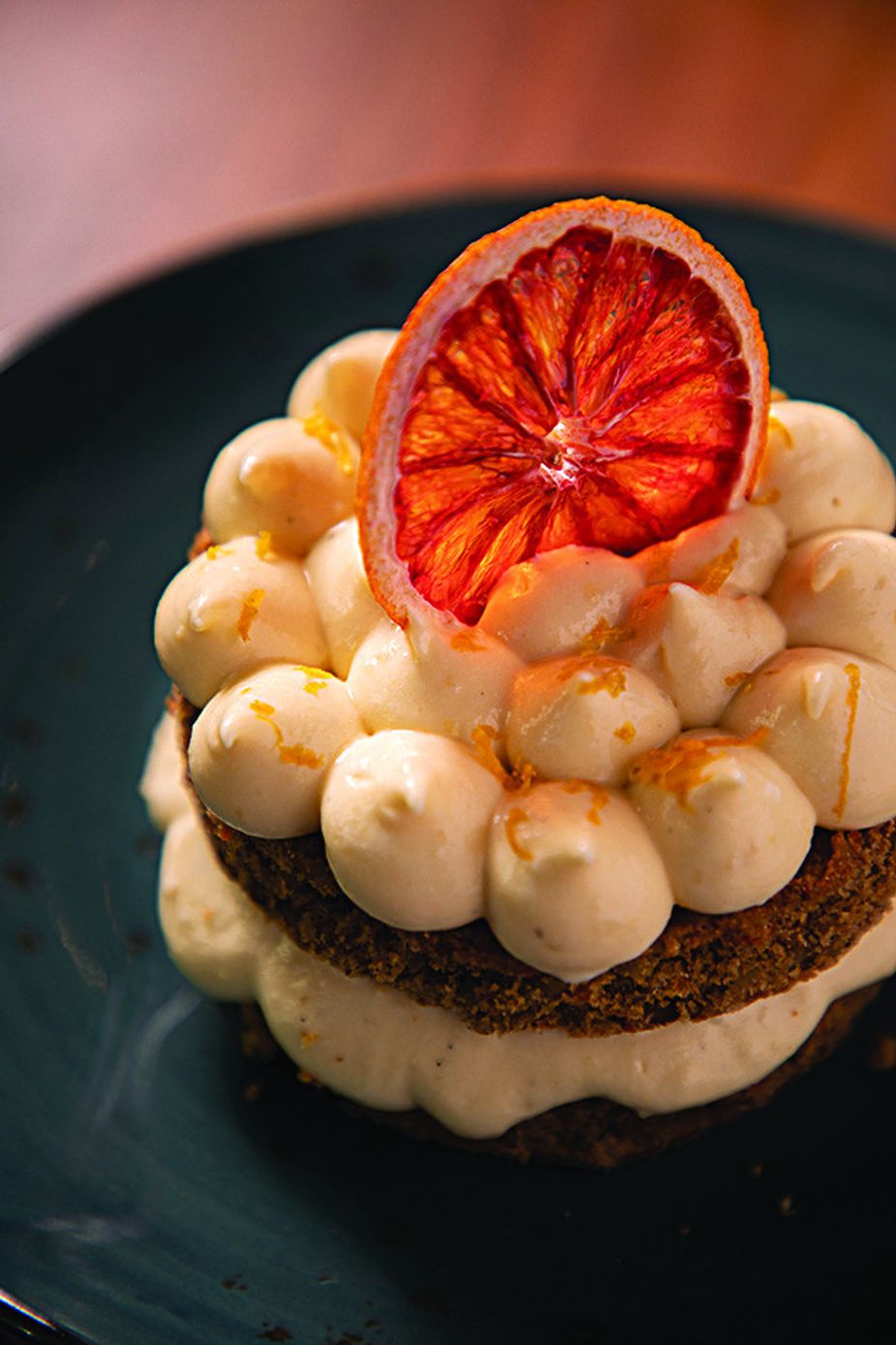 Bourbon carrot cake with brown-butter mascarpone frosting is one of many desserts that are a hit with diners. Photo by Lori Duckworth