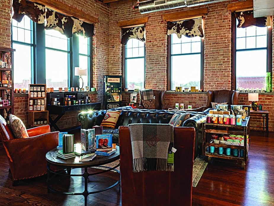 While waiting for their tables, guests can kick up their heels in the third-floor library and gift store. Photo by Lori Duckworth