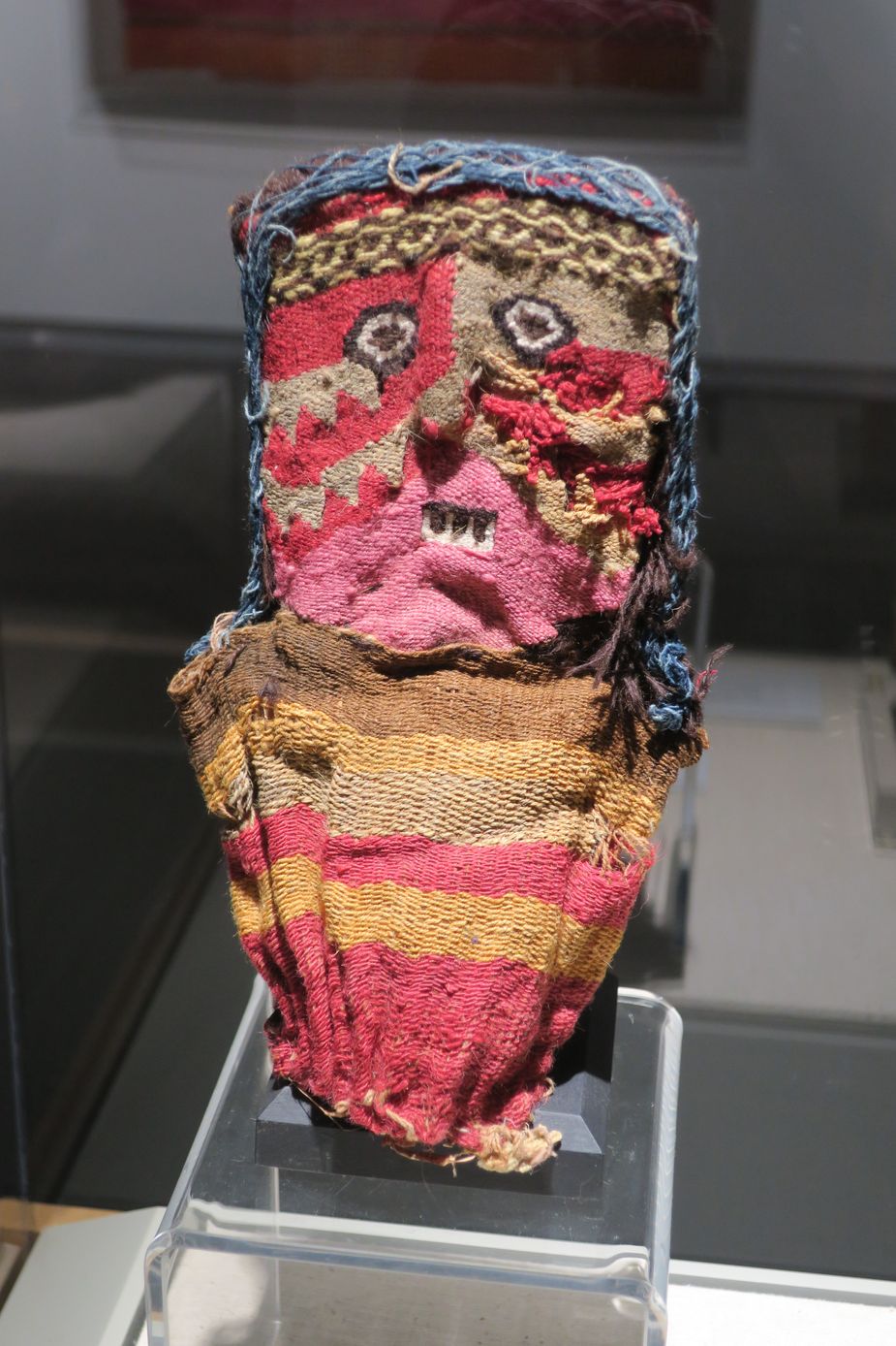 Fabric doll made of cotton and camelid wools from Peru’s central coast, circa 1000-1400 (Chancay period) Photo by Megan Rossman