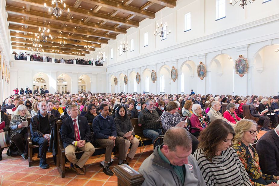 The shrine's dedication ceremony took place on February 17, 2023. Photo by Brent Fuchs