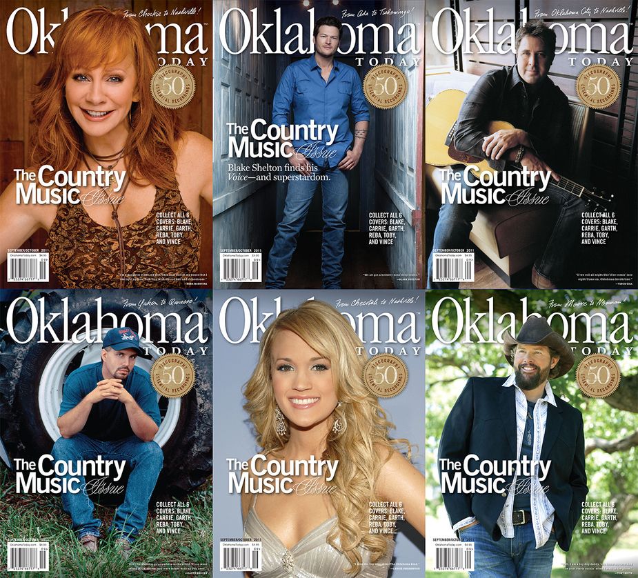 Our Country Music Issue in 2011 featured six collectible covers.