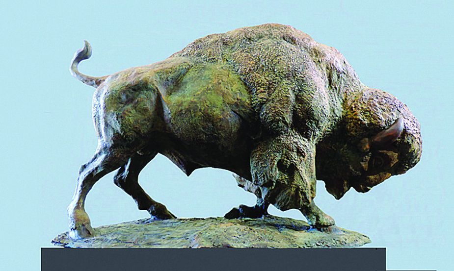 Sandy Scott, "American Icon," bronze
