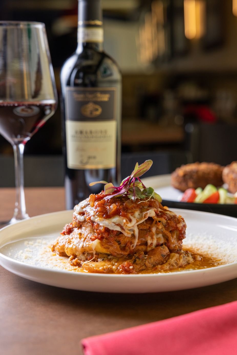 Seven-layer lasagna is sure to satisfy the hungriest diner. Photo by Valerie Wei-Haas