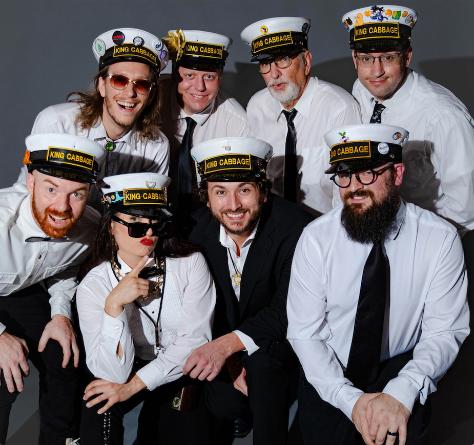 The King Cabbage Brass Band brings the party wherever they perform, and this week it's at the Out West Music Fest in Oklahoma City's West Village district. Photo courtesy King Cabbage Brass Band