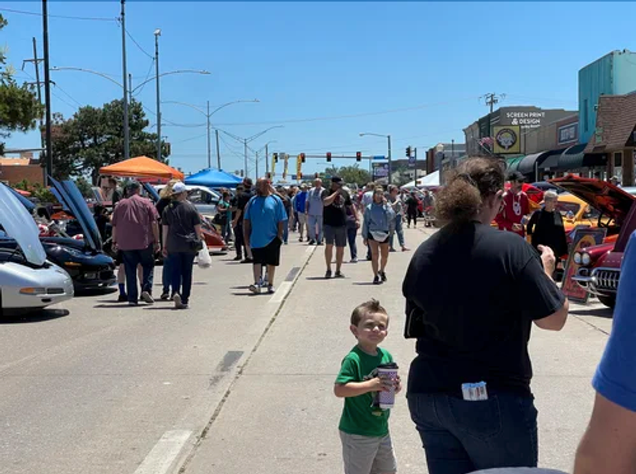 The Summer of 66 is upon us—celebrate the Route 66 centennial at the Bethany 66 Festival, featuring a car show, live music, vendor booths, and more. Photo courtesy Bethany Improvement Foundation