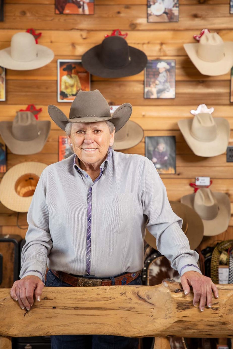 A former rodeo contestant, Lavonna “Shorty” Koger has owned Shorty’s Caboy Hattery since 1990. Photo by Lori Duckworth