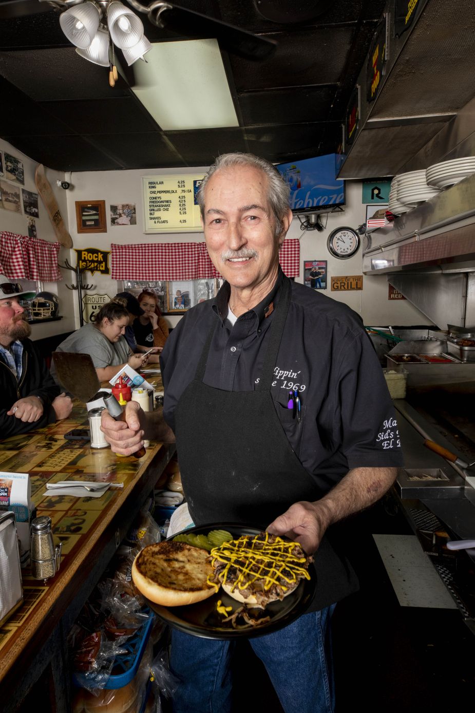 Marty Hall opened Sid’s Diner in 1989 and named it in honor of his late father—the eponymous Sid—with whom he had planned to run the business before his death. Photo by Lori Duckworth