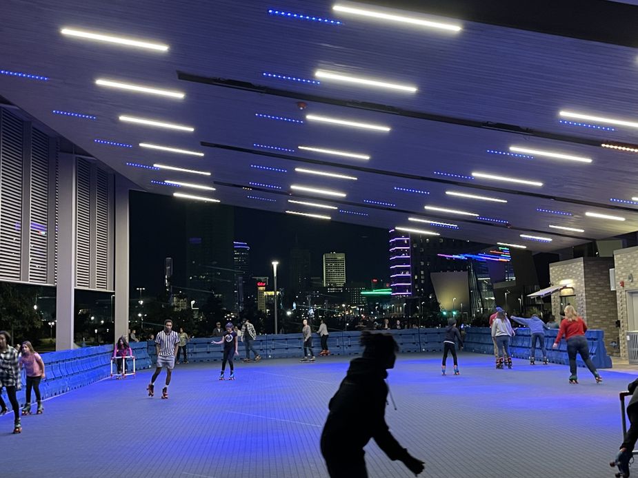 The Sky Rink at Scissortail Park in Oklahoma City. Photo courtesy Scissortail Park