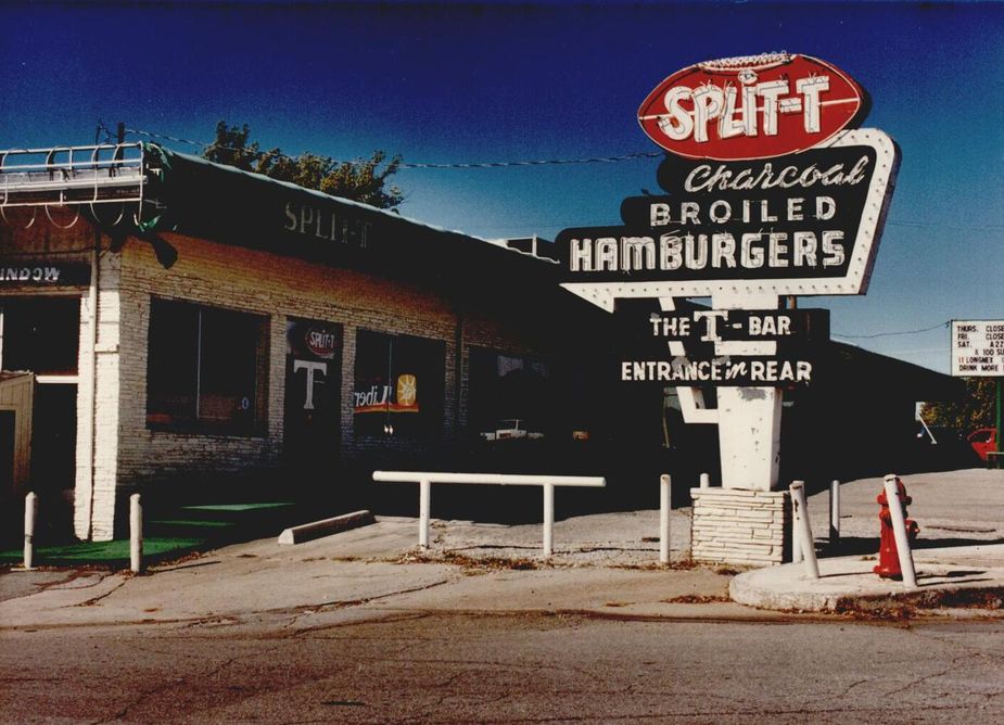 Split-T sells bottles of its Theta Hickory sauce on its website and at Oklahoma City metro stores including Bill Kamp’s Meat Market. Photo courtesy Oklahoma Historical Society