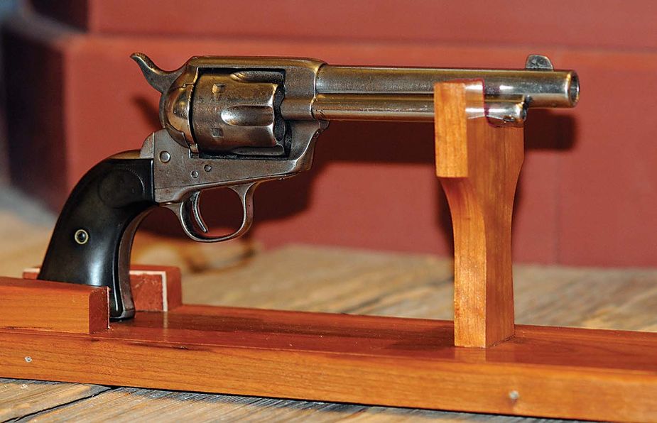 The Colt .45 Houston used during the Jennings shootout. Photo by Johnny McMahan.