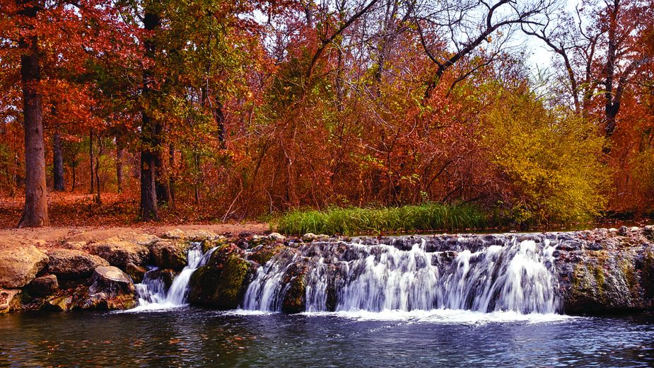 Little Niagra Falls at the Chickasaw National Recreation Area near Sulphur (Photo by Cara Miller)