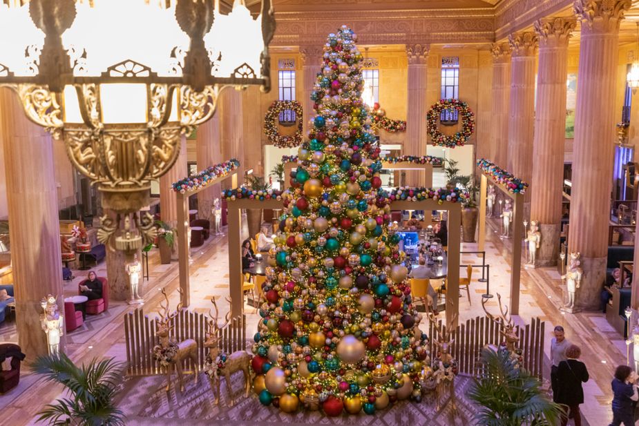 There might not be a more ornate holiday setting than inside Oklahoma City's First National Center—yet another reason to enjoy the Tellers Thanksgiving prix fixe menu. Photo courtesy Lori Duckworth / Oklahoma Tourism