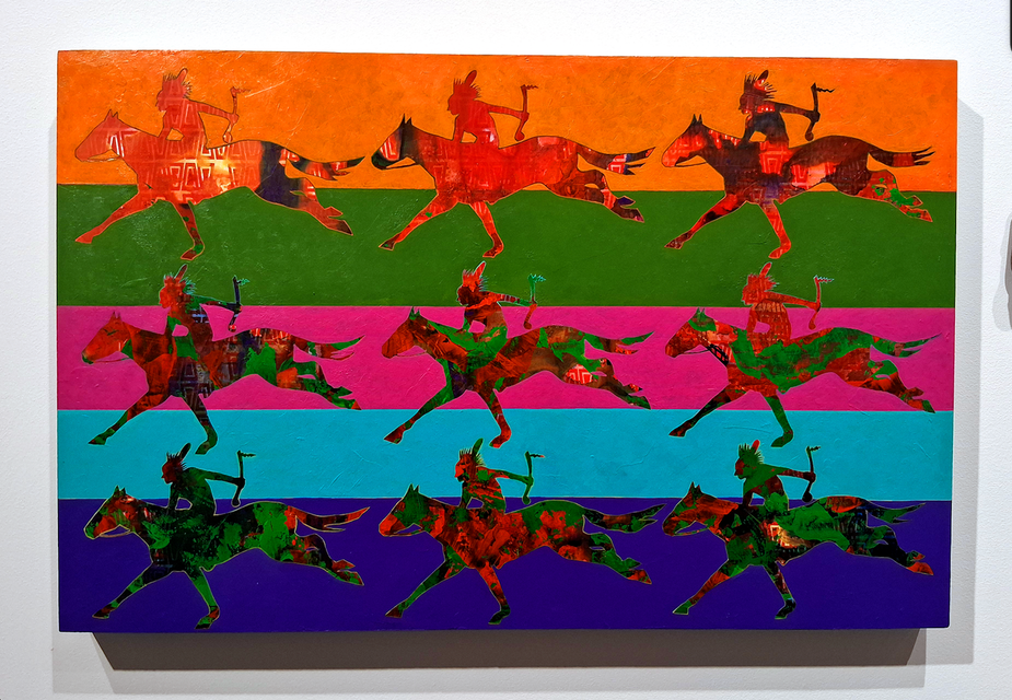 A piece by Tony Tiger at the Punchy Western Invitational. Photo courtesy Jennifer Hustisy