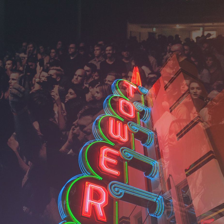 Crowds will be lining up under the iconic Tower Theatre sign before the Stephen Marley show. Photo by Tower Theatre.