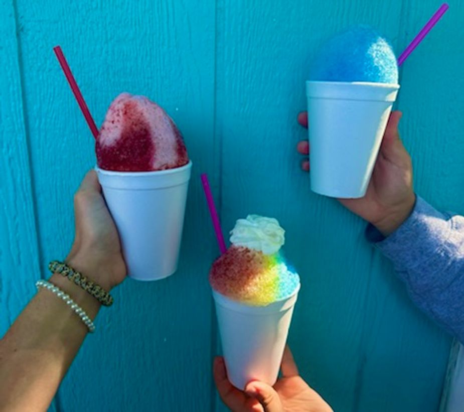 The ice is very nice in Enid where Tropical Freeze slings sno-cones and Italian ice. Photo courtesy Tropical Freeze