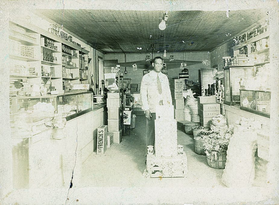 John D. Mann owned Mann’s Grocery store in the 1920s, which was located at 820 North Greenwood Avenue prior to being burned down. He relocated to King Street after the massacre. Photo courtesy of Tulsa Historical Society