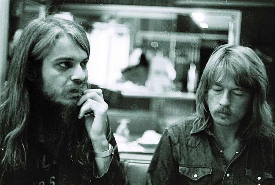 Chuck Blackwell, right, pictured with Leon Russell in the early 1970s, was a major player in the Tulsa music scene. Photo courtesy OHS/OKPOP Museum Collections