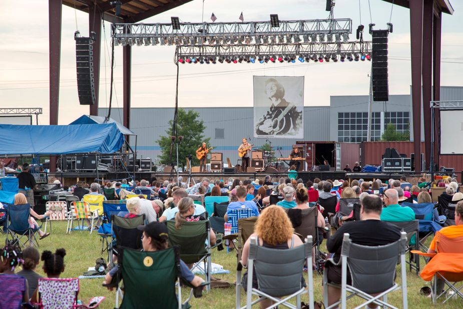 Folk, blues, and singer-songwriters of all stripes descend upon Okemah this week for the Woody Guthrie Folk Festival. Catch performances at the Pastures of Plenty stage or other venues around the town. Photo by Lori Duckworth