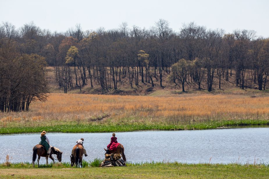 See Woolaroc on horseback during the Spring Trail Ride. Photo by Lori Duckworth