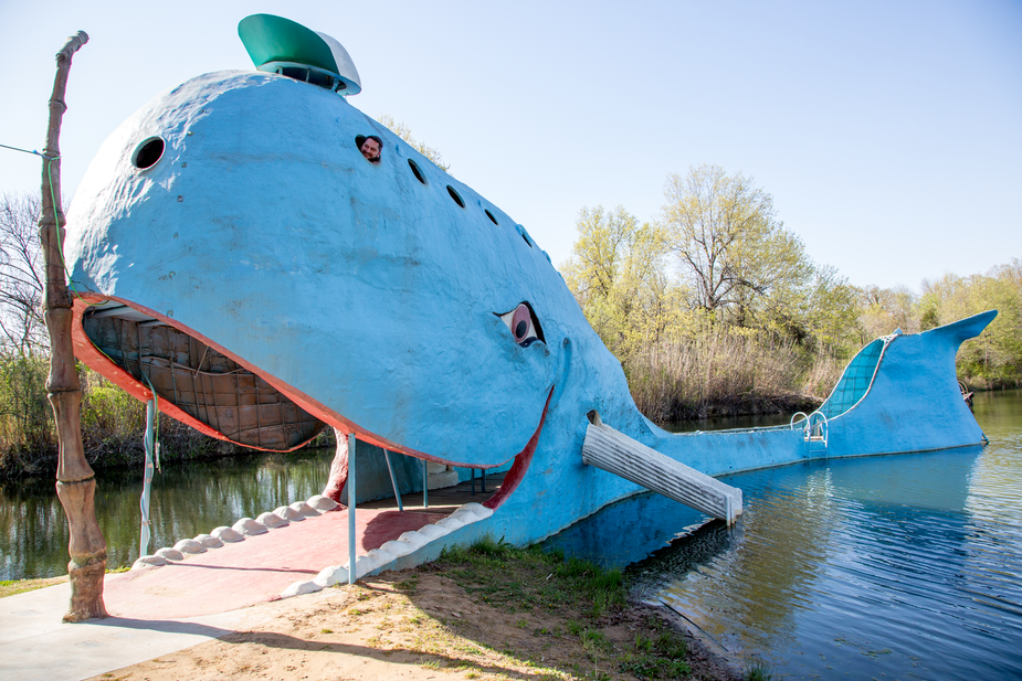 Catoosa's famed Blue Whale. Photo by Lori Duckworth.