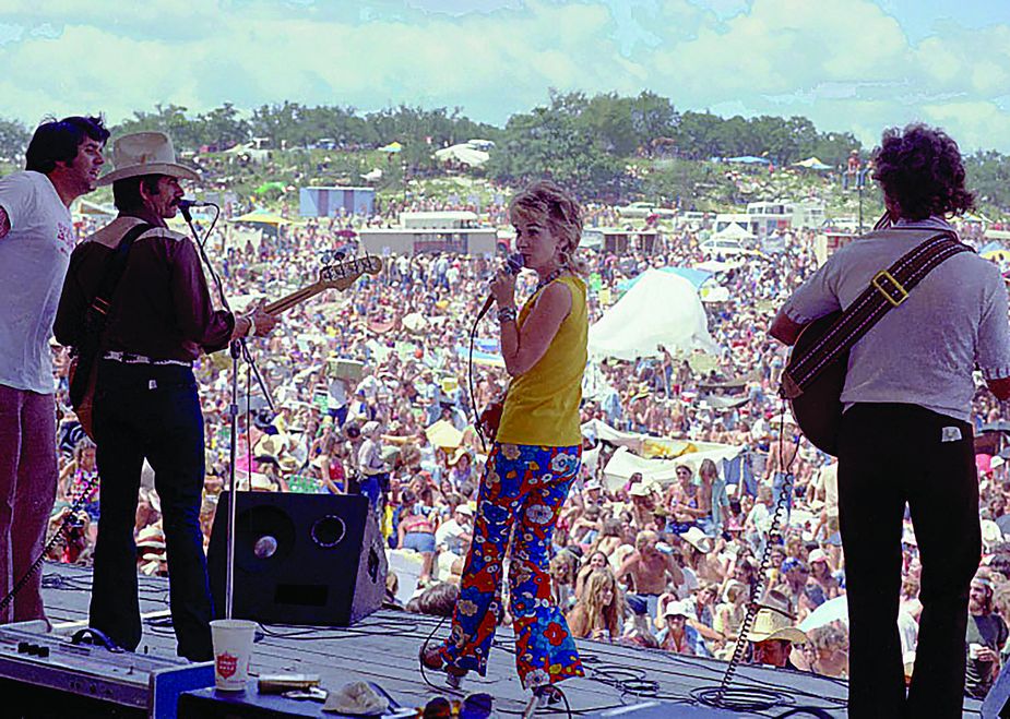 Smith performed at Willie Nelson’s first 4th of July Picnic in Austin in 1973. Photo by MF Andrews