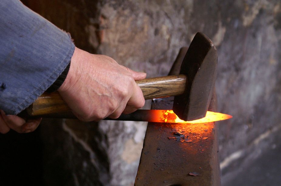 Enjoy some frontier arts, including blacksmithing, at the Dripping Springs Rendezvous. Photo by Dirk Hoenes