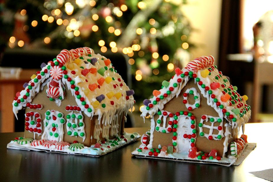Whether you use a kit or bake it yourself, gingerbread houses are a fun way to celebrate the holidays, even long distance.