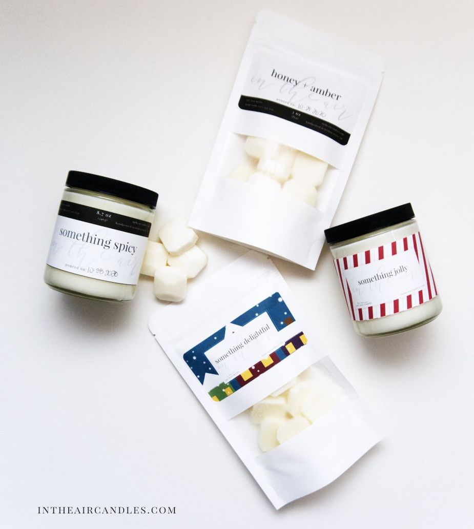 In the Air Candles & Scents is a local, online, small-batch candle shop based in Broken Arrow.